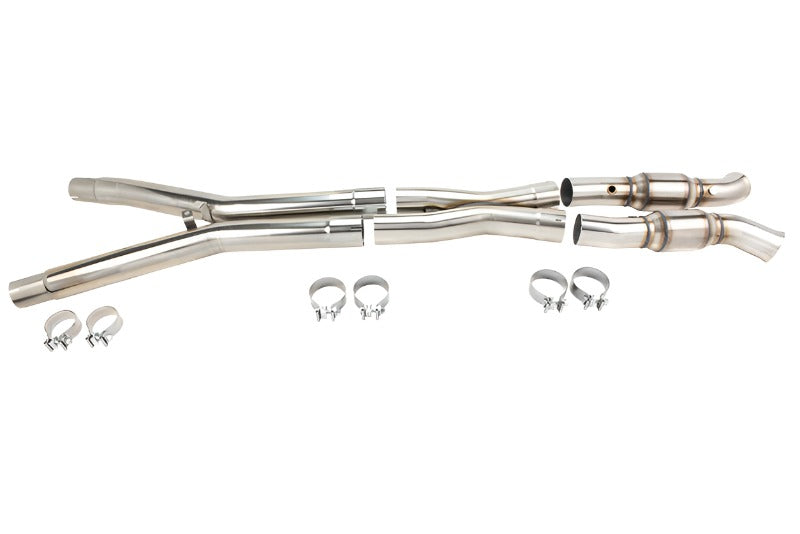 3 inch green catted X-pipe from Kooks 2160H431 kit for C6 Corvette exhaust