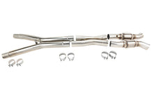 Load image into Gallery viewer, 3 inch green catted X-pipe from Kooks 2160H431 kit for C6 Corvette exhaust