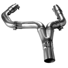 Load image into Gallery viewer, 3-inch catted Y-pipe connection from Kooks 2241H420 kit for F-body LS1 exhaust
