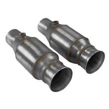 Load image into Gallery viewer, Kooks 2250H420 headers and green catted pipes installed on 2013 Chevrolet Camaro SS engine bay