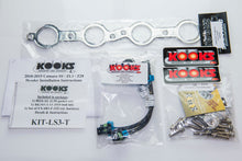 Load image into Gallery viewer, Merged collectors and laser-cut flanges on Kooks 2250H430 6.2L LSA headers