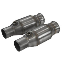 Load image into Gallery viewer, 3 inch green catted connection pipes from Kooks 2250H620 Camaro SS kit
