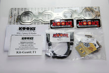 Load image into Gallery viewer, Merged collectors and laser-cut flanges on Kooks 2260H420 6.2L LT1 headers