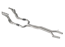 Load image into Gallery viewer, 3 inch green catted connection pipes from Kooks 2313F432 Blackwing kit