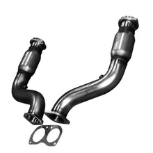 Load image into Gallery viewer, 3 inch green catted connection pipes from Kooks 2412H420 kit for GTO exhaust