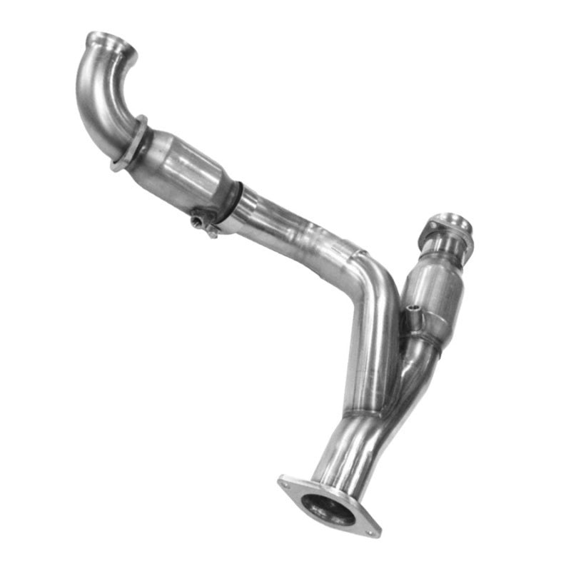 3 inch green catted Y-pipe from Kooks 2720H420 kit for TrailBlazer SS exhaust