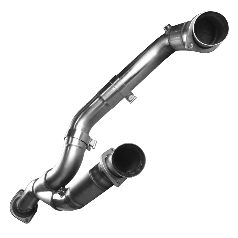 3 inch catted Y-pipe from Kooks 2851H420 kit for GM truck exhaust
