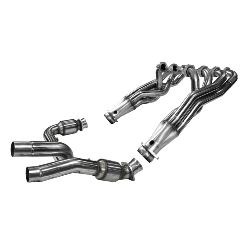 Kooks 2864H440 header and connection kit components laid out