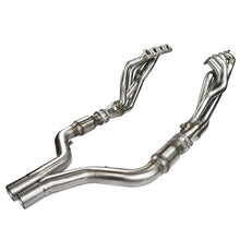 Load image into Gallery viewer, Merged collectors and laser-cut flanges on Kooks 3101H420 6.4L HEMI headers