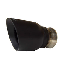 Load image into Gallery viewer, Kooks 31524T10 2.75 to 4 inch black ceramic round exhaust tips pair full view