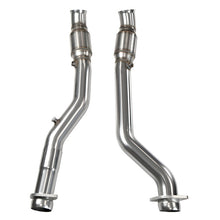Load image into Gallery viewer, Kooks 34103201 3 inch green catted connection pipes for Jeep Grand Cherokee SRT8 Durango SRT full pair