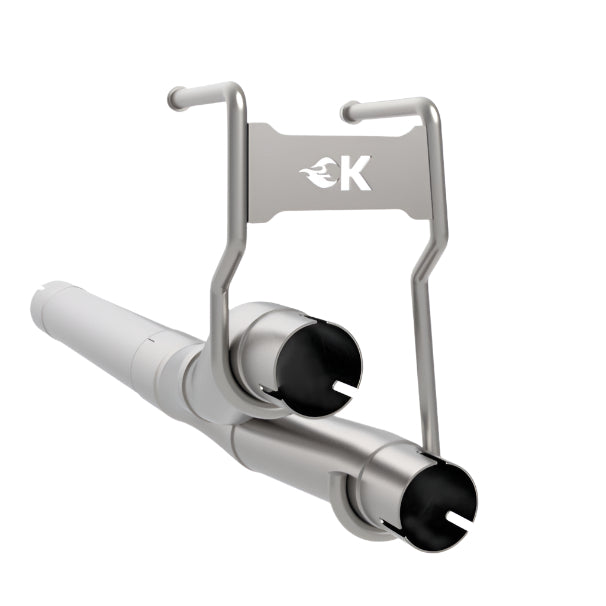 Kooks 35104000 muffler delete installed on 2015 Ram 1500 underbody exhaust