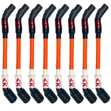 Load image into Gallery viewer, Kooks 750203 11mm orange spark plug wires with black ceramic boots for LSX car full set