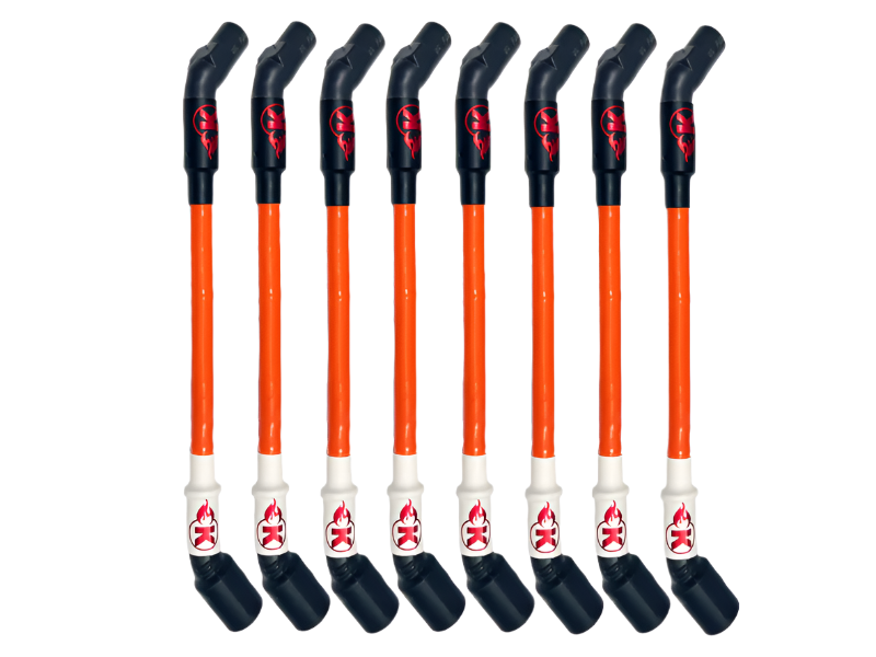 Kooks 750205 11mm orange spark plug wires with black ceramic boots for LSX truck full set