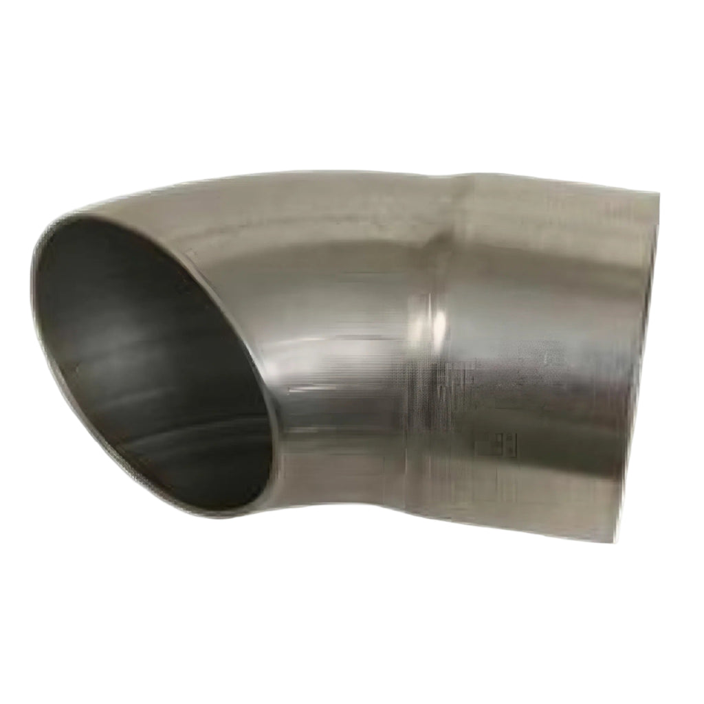 Kooks 9103 3 inch polished stainless short turnout exhaust tips pair full view