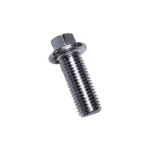 Load image into Gallery viewer, Close-up of integrated locking mechanism on Kooks BK109 M10 x 25mm stainless bolt