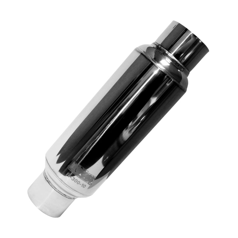Kooks R300-10 3in Round Weld-On Muffler 10in T304 SS