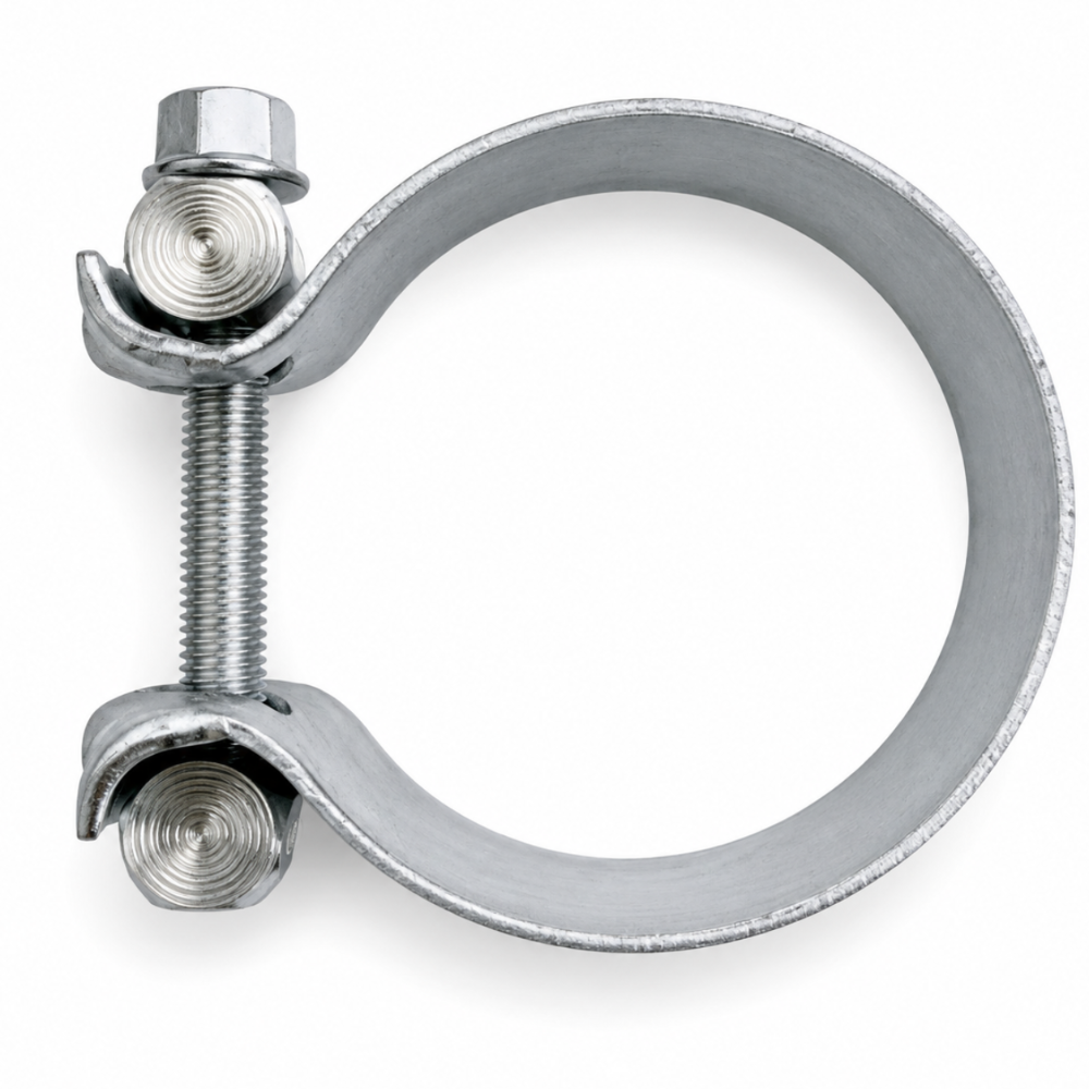 Kooks Torca style ball and socket exhaust clamp in stainless steel