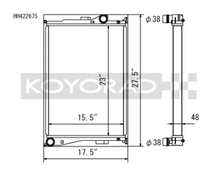 Load image into Gallery viewer, Koyo 01-06 BMW E46 M3 3.2L I6 Radiator - Black Ops Auto Works
