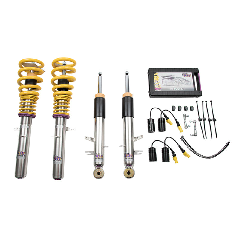 KW Coilover Kit V3 BMW X5 (F15) w/ Rear Air w/ EDC Bundle - Black Ops Auto Works