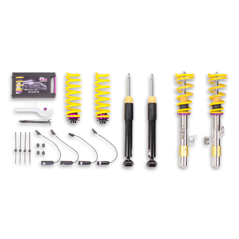 KW Coilover Kit V2 BMW 3 Series F30 6-Cyl w/ EDC Bundle - KW S1522000G
