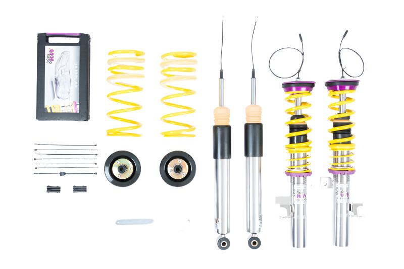 KW DDC Plug & Play Coilover Kit Volkswagen Golf VIII R w/ Electronic Dampers - KW S39080059