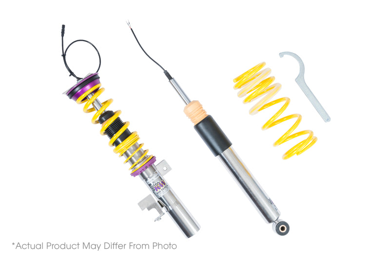 KW DDC Plug & Play Coilover Kit Volkswagen Golf VIII R w/ Electronic Dampers - KW S39080059