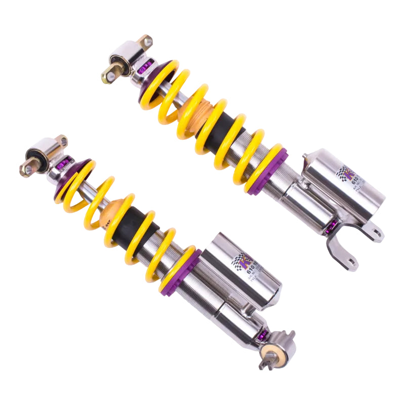 Adjustable KW Suspension V3 coilovers designed for Chevrolet Corvette C7 with electronic control compatibility