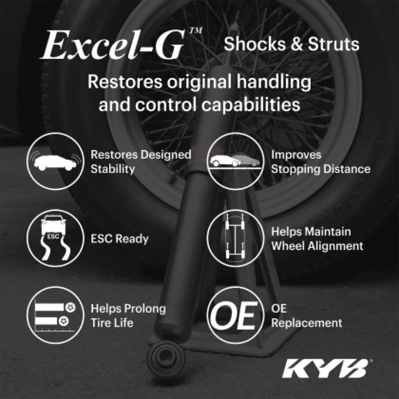 KYB KYB 19-21 Chevrolet Silverado w/ Z85 / GMC Sierra w/ Z85 (Increased Capacity) Excel-G Shock - Rear
