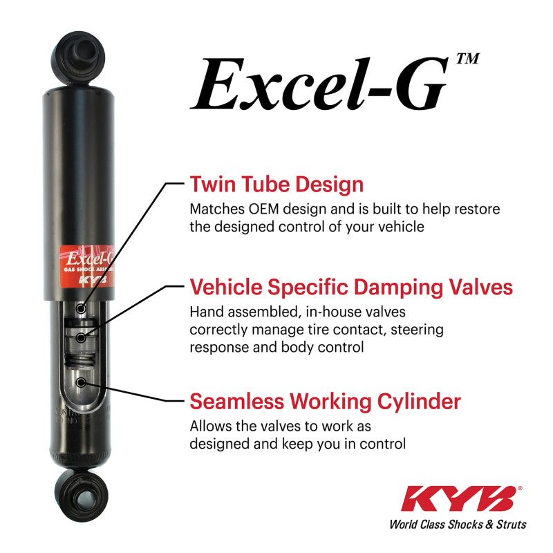 KYB Shocks & Struts Excel-G Rear FORD Focus ST 2013-16 - KYB 3440047