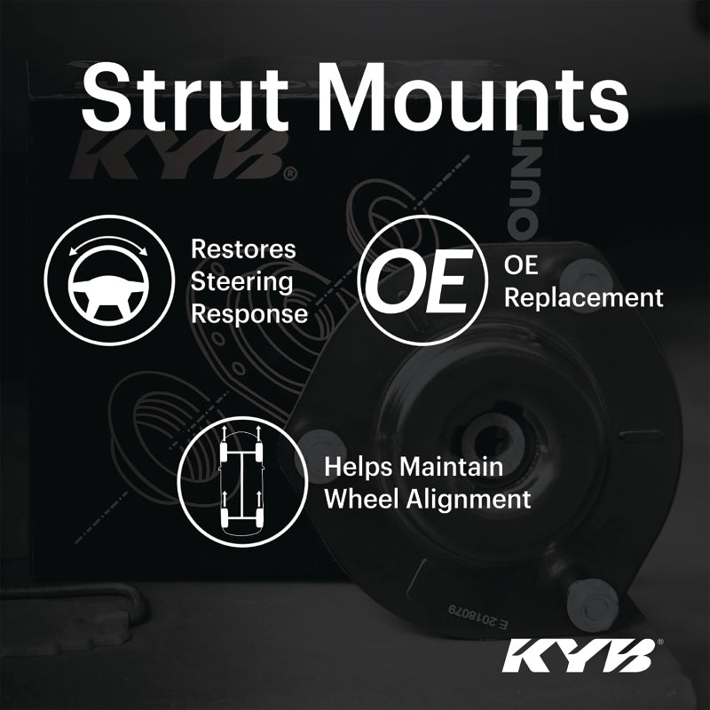 KYB Shocks & Struts Strut Mounts Front Left BMW M3 Series 1995-99 - KYB SM5259