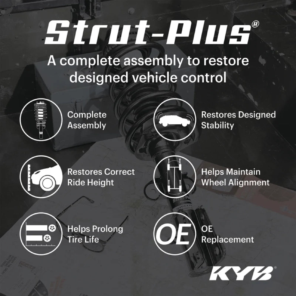 KYB 15-17 Subaru Legacy H4 2.5L AWD Suspension Strut and Coil Spring Assembly - Rear - KYBSR4740 - product view 1