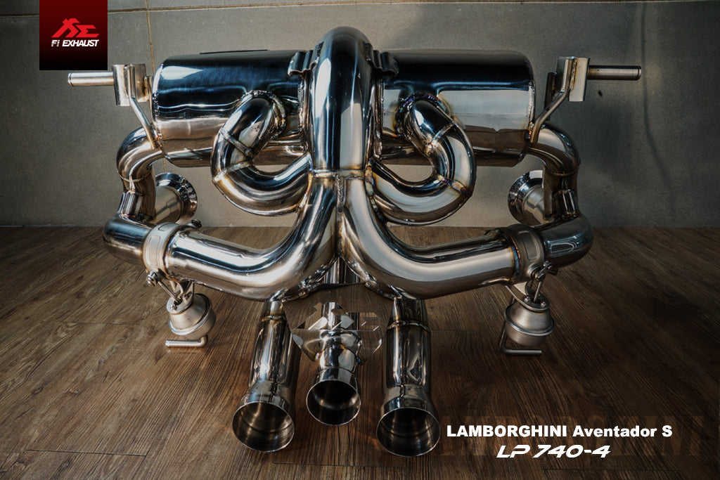 Lamborghini Aventador S LP 740-4 Exhaust System - Black Ops Auto Works