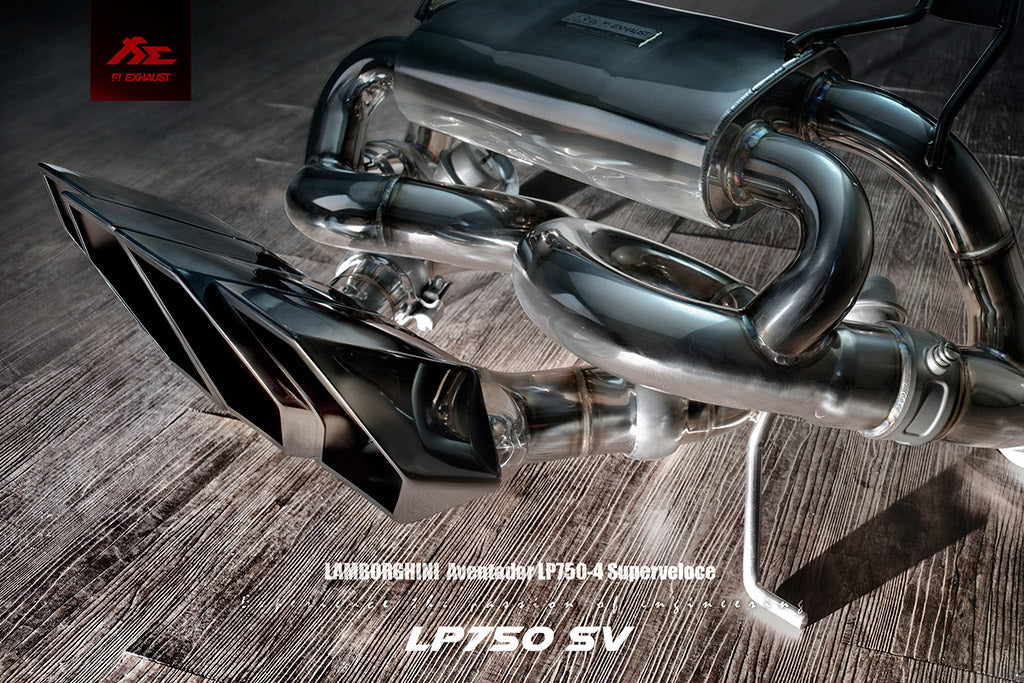 Lamborghini Aventador SV LP 750-4 Exhaust System - Black Ops Auto Works
