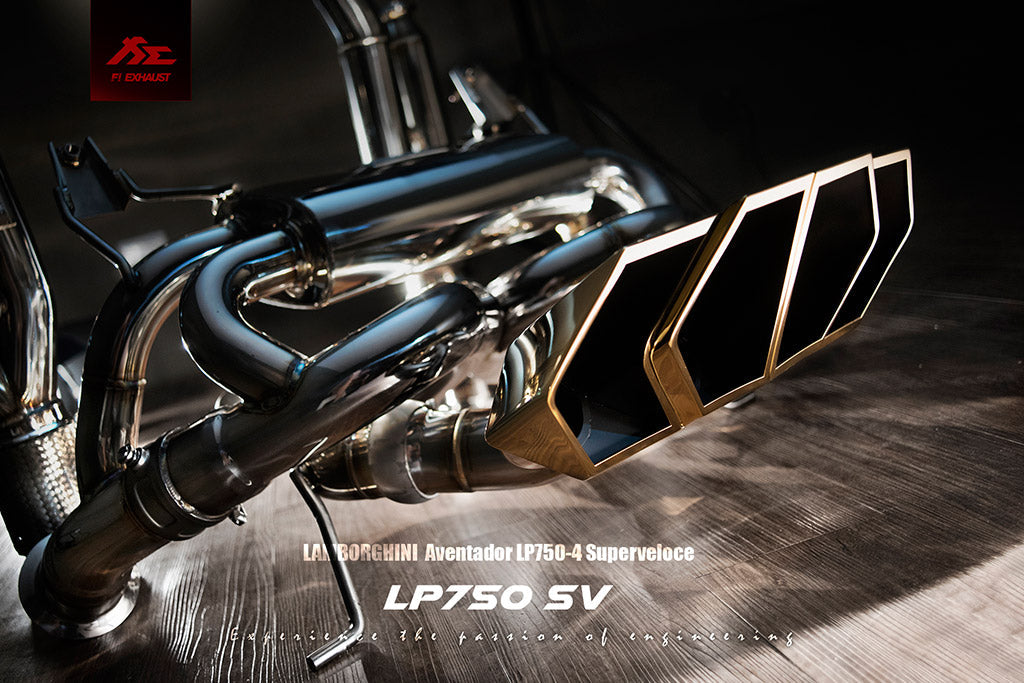 Lamborghini Aventador SV LP 750-4 Titanium Signature Series Exhaust System - Black Ops Auto Works