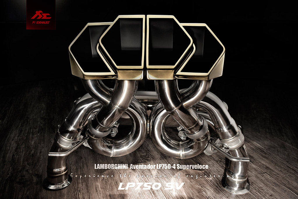 Lamborghini Aventador SV LP 750-4 Titanium Signature Series Exhaust System - Black Ops Auto Works