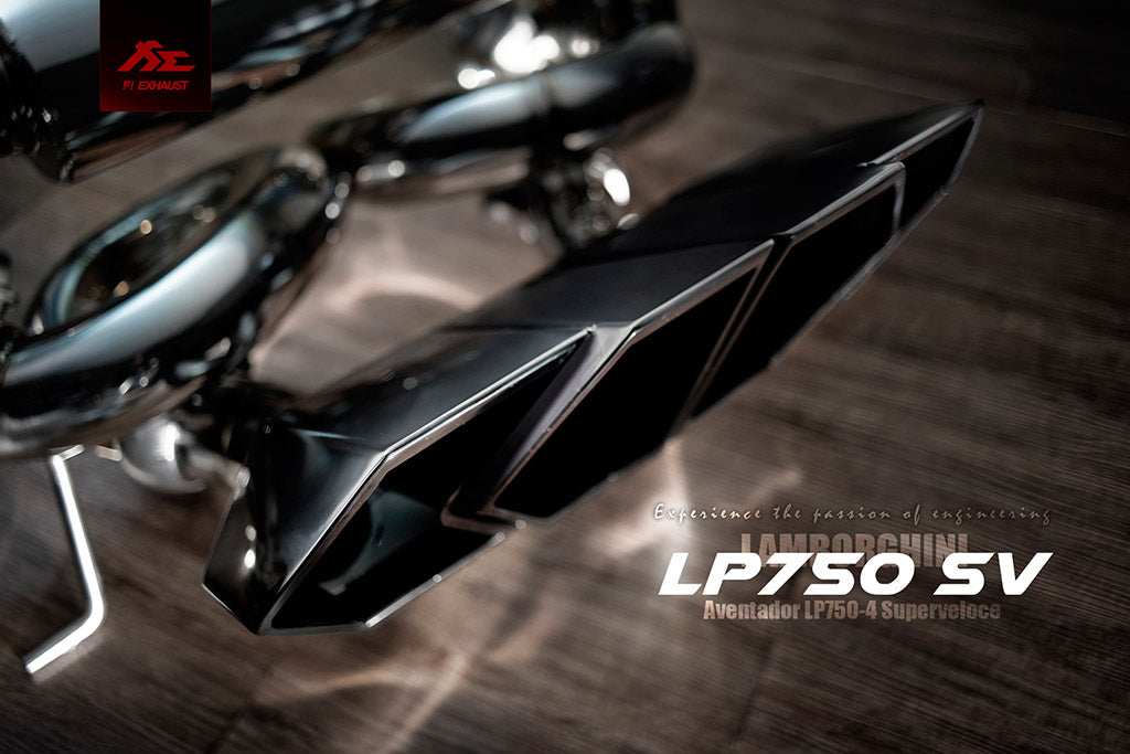 Lamborghini Aventador SV LP 750-4 Titanium Signature Series Exhaust System - Black Ops Auto Works