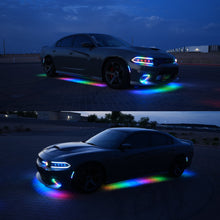 Load image into Gallery viewer, RGB Halo Kits LED Underglow Lighting Kit 3.0 | 4pc Flexible