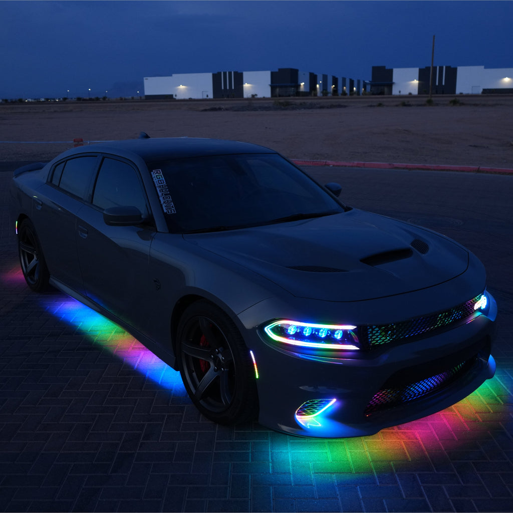 RGB Halo Kits LED Underglow Lighting Kit 3.0 | 4pc Flexible