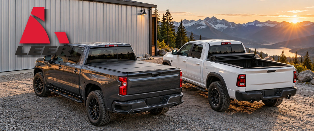 LEER tonneau covers collection banner