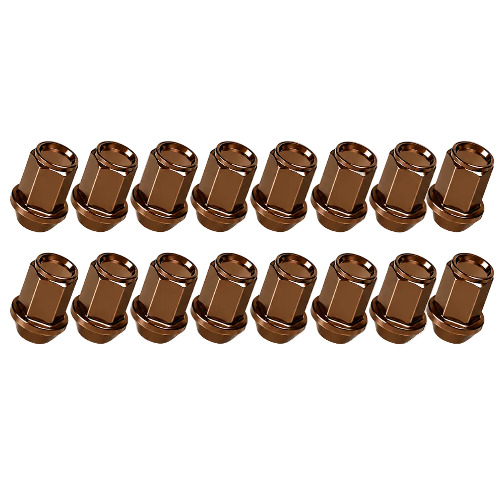 Leggdura Racing 16-piece bronze lug nut kit with 12x1.25 thread size