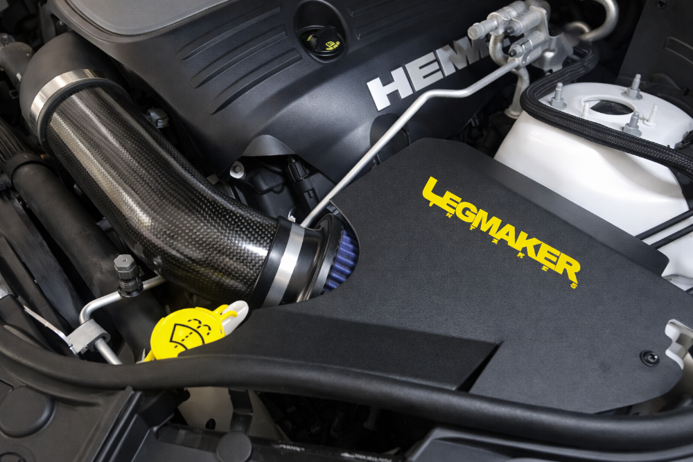 Legmaker Carbon Fiber Cold Air Intake 18+ Dodge Durango 5.7 HEMI w/Hood ...