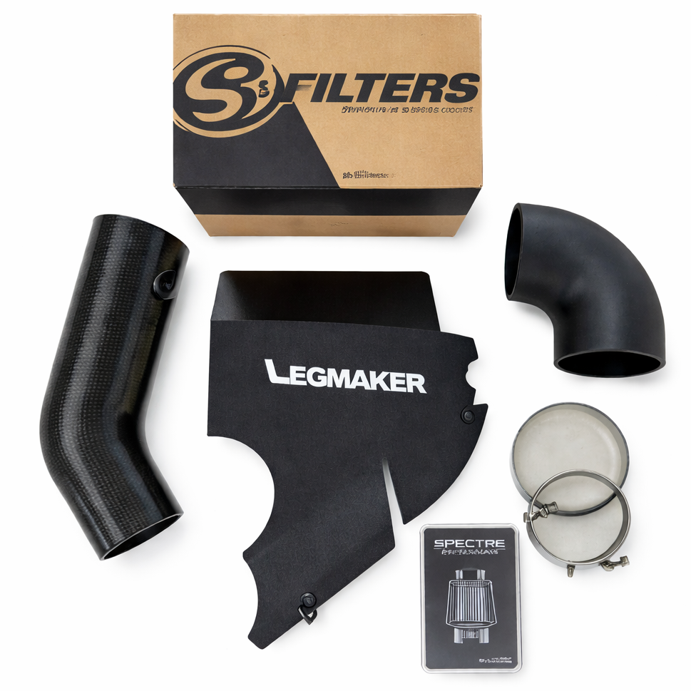 Legmaker carbon fiber intake installed in Dodge Durango SRT 392 engine bay