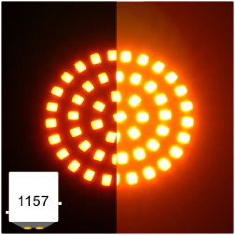 Letric Lighting Bullet Styl Insrt 1157 H/L Amb-Misc Powersports-Letric Lighting-