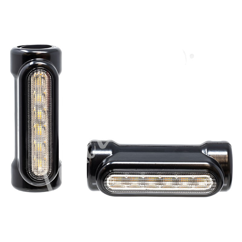Letric Lighting Engine Guard Lights Blk/Wht-Misc Powersports-Letric Lighting-