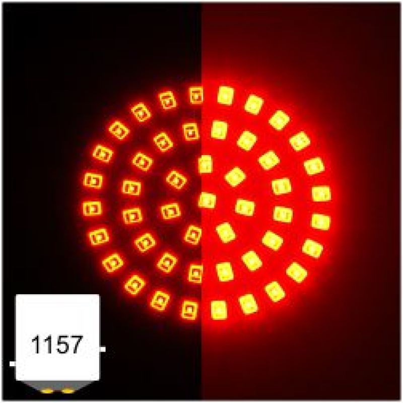 Letric Lighting Prem Bullet Sty Insrt 1157 Red-Misc Powersports-Letric Lighting-