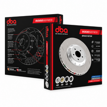 Load image into Gallery viewer, Lexus GS350 F Sport front slotted brake rotor with 356mm DBA performance fitment