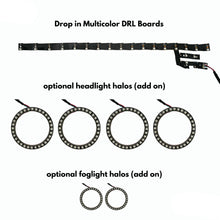 Load image into Gallery viewer, RGB Halo Kits Lexus IS Multicolor Flow Series DRL Boards (2014-2020)