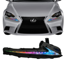 Load image into Gallery viewer, RGB Halo Kits S4 | A20 | P2 - BX12 Lexus IS Multicolor Flow Series DRL Boards (2014-2020)