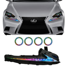 Load image into Gallery viewer, RGB Halo Kits S4 | B12x2 | A20 | P2 - BX12 Lexus IS Multicolor Flow Series DRL Boards (2014-2020)